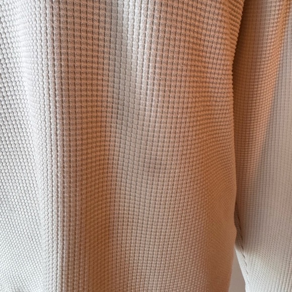 Women’s Fig Cream  Long Sleeve Waffle Thermal Top - Picture 8 of 12
